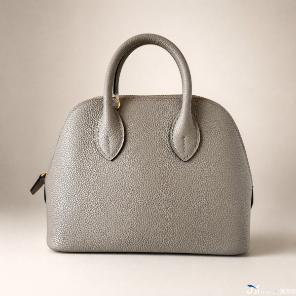 Fully hand-stitched bolide bowling bag, original goatskin mini handbag, shell women\'s bag in multiple colors